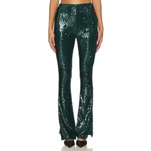 Lovers And Friends 'Camryn' Green Sequin Embellished Pant Size XXS